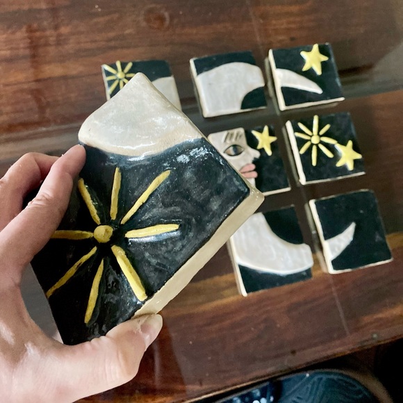 Handmade Celestial Pottery Art Created by Yours Truly - Picture 13 of 15